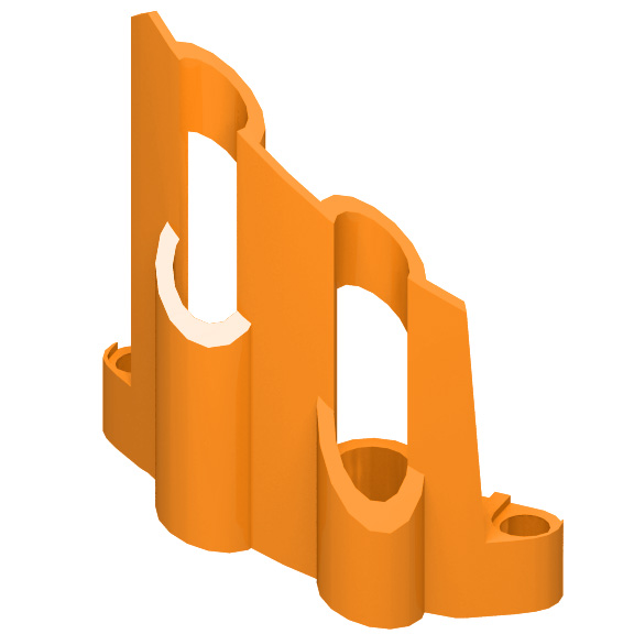 Orange Technic Panel Fairing # 1 Large Short Large Holes