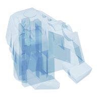 Trans-Medium Blue Глаза/Мозг Тоа
