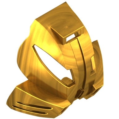 Pearl Gold Bionicle Mask Kakama