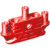 Red Bionicle Tohunga Torso