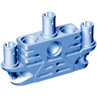 Medium Blue Bionicle Tohunga Torso