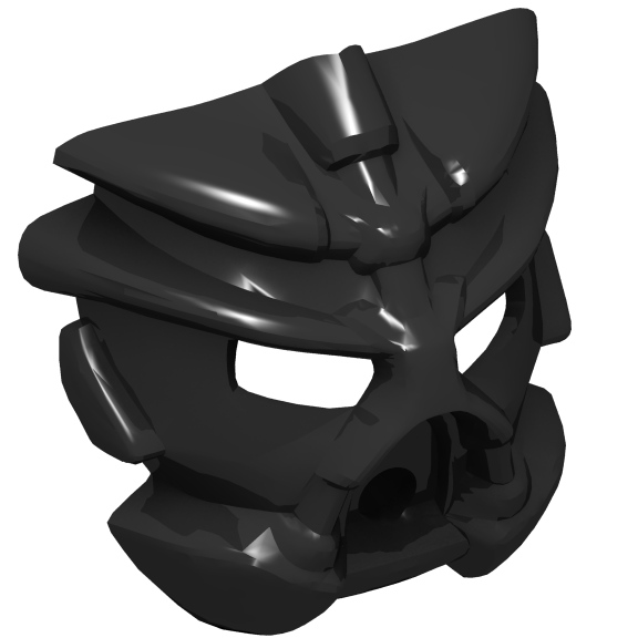 Black Bionicle Mask Pakari Nuva