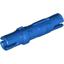 Blue Technic Pin Long with Friction Ridges Lengthwise
