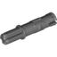 Dark Bluish Gray Technic Axle Pin 3L with Friction Ridges Lengthwise and 1L Axle