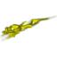 Trans-Neon Green Hero Factory Weapon Accessory - Flame/Lightning Bolt with Axle Hole with Marbled Trans-Clear / Trans-Neon Green Pattern