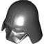 Black Buildable Figure Head Helmet Darth Vader