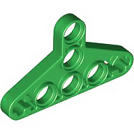 Green Technic Beam Triangle Thin [Type I]