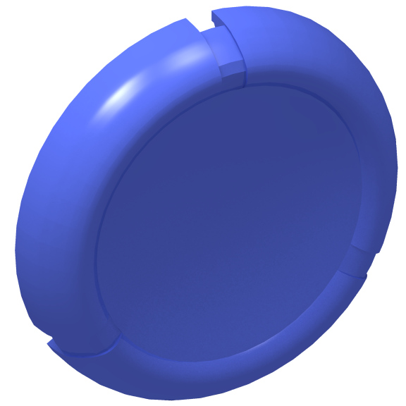 Royal Blue Throwing Disk (generic catalog entry)
