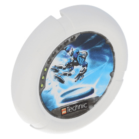 White Throwbot Disk Ski / Ice 3 pips