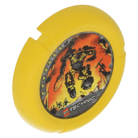 Yellow Throwbot Disk Blaster 7 pips