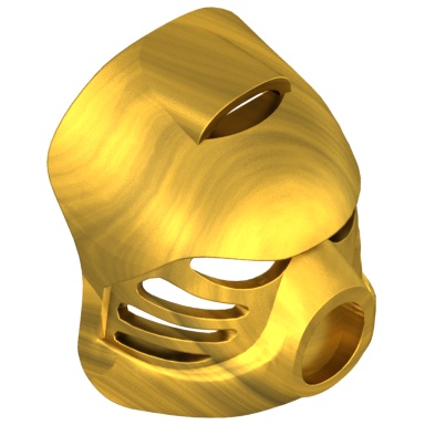 Pearl Gold Bionicle Mask Hau
