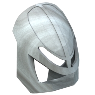 Pearl Light Gray Bionicle Mask Miru