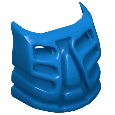 Blue Bionicle Krana Mask - Undetermined Type (for set inventories only - Do Not Sell with this entry)