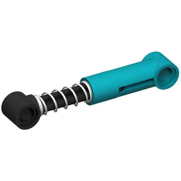 Dark Turquoise Technic Shock Absorber 6.5L with Soft Spring
