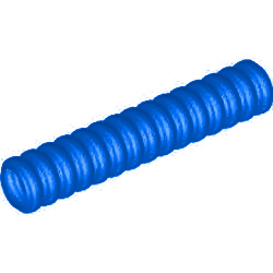 Blue Hose, Ribbed 7mm D. 5L