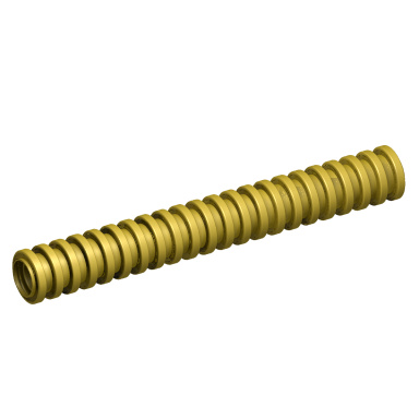 Metallic Gold Hose, Ribbed 7mm D. 7L / 5.6cm