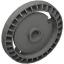 Dark Gray Technic Disc 5 x 5 Notched, Without Pin