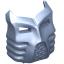 Metal Blue Bionicle Krana Mask - Undetermined Type (for set inventories only - Do Not Sell with this entry)