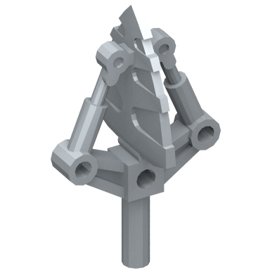 Flat Silver Bionicle Mini Weapon (Piraka Vezok in 8894)
