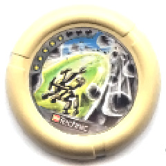 Tan Throwbot Disk Granite / Rock 5 pips