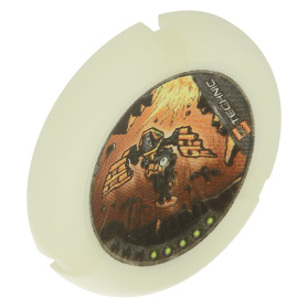 Glow In Dark Opaque Throwbot Disk Flare and Spark 5 pips