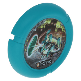 Dark Turquoise Throwbot Disk Turbo / City 3 pips
