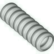 Light Gray Hose Ribbed 7mm D. 3L