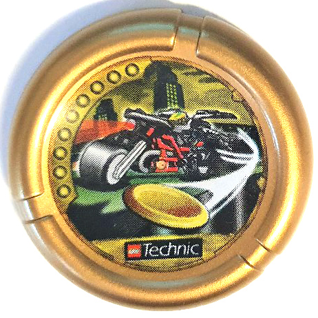 Metallic Gold Throwbot Disk Millennia 9 pips