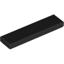 Black Tile 1 x 4 with Groove