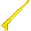 Yellow Weapon Spear Gun with Rounded Trigger and Thin Spear Base
