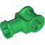Green Technic Axle Connector with Axle Hole