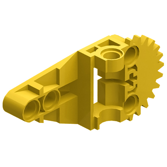 Yellow Technic Gearbox Half