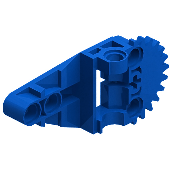 Blue Technic Gearbox Half