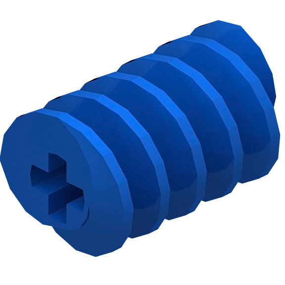 Blue Technic Worm Gear