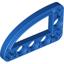 Blue Technic Beam 3 x 5 L-Shape with Quarter Ellipse Thin