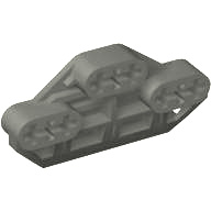 Dark Gray Technic Axle Connector Block 3 x 6 with 6 Axleholes