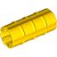Yellow Technic Axle Connector Ridged [with x Hole x Orientation]