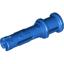 Blue Technic Pin Long with Friction Ridges Lengthwise and Stop Bush
