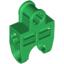 Green Technic Axle Connector 2 x 3 with Ball Socket Open Sides