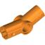 Orange Technic Axle and Pin Connector Angled #3 - 157.5