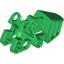 Green Bionicle Foot with Ball Joint Socket 3 x 6 x 2 1/3