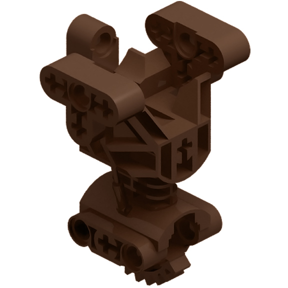 Brown Bionicle Body Trunk Gearbox