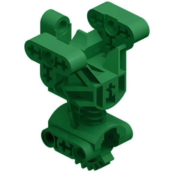 Green Bionicle Body Trunk Gearbox