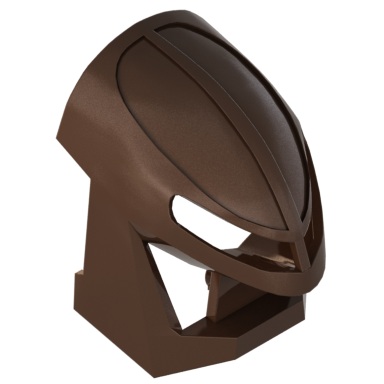 Brown Bionicle Mask Miru