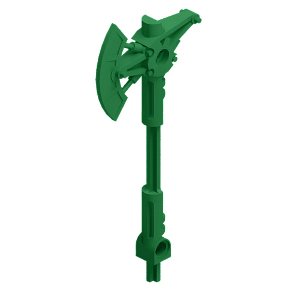 Green Bionicle Weapon Large Axe