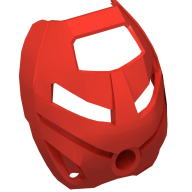 Red Bionicle Mask Ruru (Turaga)
