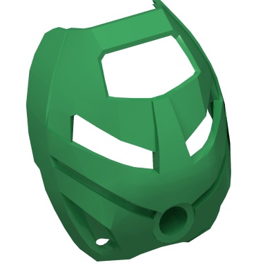 Green Bionicle Mask Ruru (Turaga)