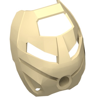 Tan Bionicle Mask Ruru (Turaga)