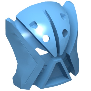 Medium Blue Bionicle Mask Matatu (Turaga)