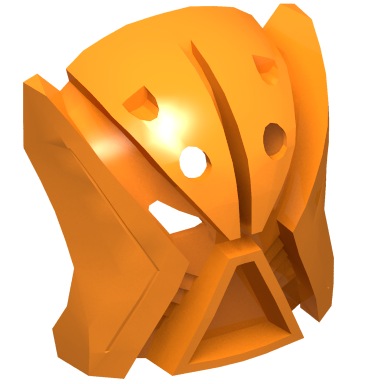 Orange Bionicle Mask Matatu (Turaga)